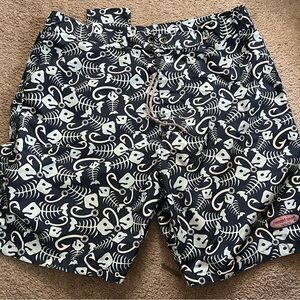 Vineyard Vines Fish Swim Trunks Size Medium
